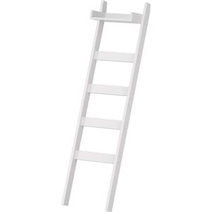 Scaffale a 5 livelli in bambù per coperte, decorativo, porta asciugamani, trapunti e sciarpe per il bagno - Product Image 2