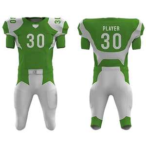 Uniforme de Fútbol Americano Personalizado 100% Poliéster, Diseño Transpirable, Mangas Cortas, Tallas Grandes, Alta Calidad, Último Modelo, Precio Razonable - Product Image 1