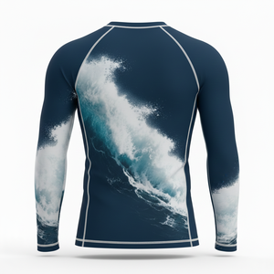 Camiseta Deportiva de Compresión Personalizada Unisex de Manga Larga, para BJJ, MMA, Jiu Jitsu, Grappling, Entrenamiento No Gi, de Secado Rápido - Product Image 2