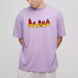 Summer Casual Wear Men's T-<b>Shirts</b> Custom Digital Printing Logo Regular Fit Solid Color Breathable Hip Hop Eco-Friendly - Product Image 1