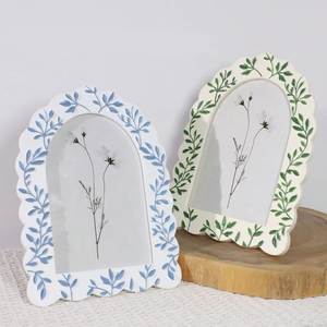 Stylish <b>Vintage</b> Bone Inlay Mother Pearl Handmade Customized Photo <b>Frames</b> Best Quality for Living Space Wall Decoration Indian - Product Image 3