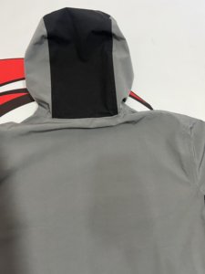 Hooded Casual Solid Zipper Jacket Trouser Shorts Set Winter Nylon/<b>Polyester</b> Hiking Double Layer Waterproof Windbreaker <b>Tracksuit</b> - Product Image 5