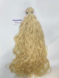 Lot de mèches de cheveux naturels Remy vierges couleur 613 - Product Image 5