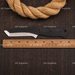 UA Supplies - Hoja de Cuchillo de Acero al Carbono de Grado Industrial, Grosor de 0.5 mm, Longitud Total de 8 Pulgadas, Punta Caída, Cuchillos de Camping, OEM, MOQ Bajo - Product Image 5