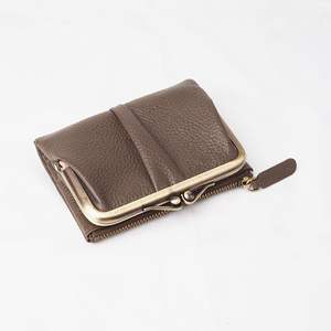 Soft Genuine Leather Eco-Friendly Zipper Closure Single Strap Clutch Evening Pouch <b>Bag</b> for Women Birthday <b>Easter</b> - Product Image 4