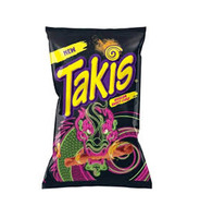 Chips de Maíz Fritos Salados con Sabor a Chile Picante y Limón, Takis Fuego, 150g