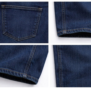 Pantalones Vaqueros para Hombre de Tallas Grandes al por Mayor, Jeans Clásicos Holgados y Rectos Personalizados, Envío Inmediato, Vaqueros Casuales a la Moda con Estampado - Product Image 6