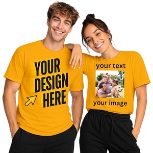 Camiseta unisex personalizada con cuello redondo, manga corta, color sólido, estampado AOP, corte ajustado, proveedor de impresiones de calidad premium de Bangladesh. - Product Image 2