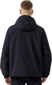 เสื้อแจ็คเก็ตกันลมแบบมีฮู้ดสำหรับฤดูหนาว ผ้าแคนวาสคุณภาพสูง กันน้ำ กันลม เหมาะสำหรับการเดินป่า บริการ OEM พร้อมโลโก้ด้านหน้า - Product Image 4