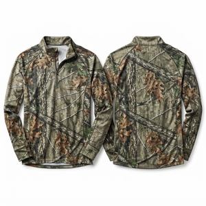 Chemise de chasse en polaire thermique camouflage Stalwart Impex à manches longues, pour la fin de saison, par temps froid, imperméable et respirante, marché américain et européen - Product Image 5