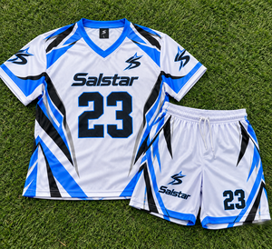 Conjunto de Uniforme de Lacrosse Blanco Sublimado Personalizado, Jersey y Pantalones Cortos de Lacrosse para Hombre, Ropa Deportiva de Equipo, Logotipo Personalizado, Uniforme Atlético Transpirable - Product Image 6