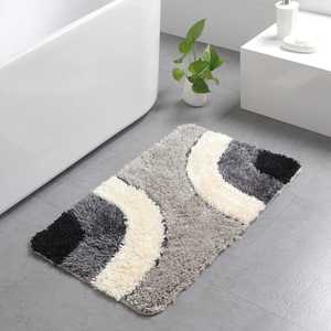 100% Cotton Tufted Bath <b>Mat</b> Non Slip Super <b>Absorbent</b> Soft Washable Bathroom Rug Luxury Hotel Quality - Product Image 5