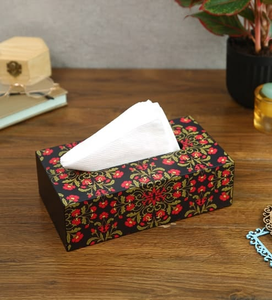 Compre Caja de Papel para Pañuelos de MDF Color Turquesa Peacock |   Pepperfry de Blossom Craft India - Product Image 5