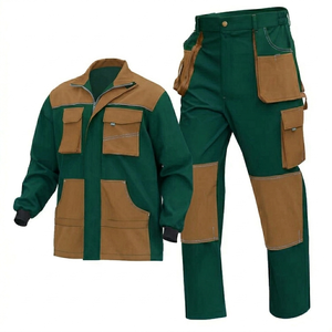 Combinaison de sécurité en coton et élasthanne, haute visibilité, réfléchissante, ajustable, multi-poches, imperméable, uniforme pour techniciens - Product Image 2