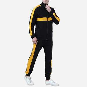 2026 TRACKSUIT Polyester and Cotton Color-matched Sporty Casual Suit Men's Stylish <b>Windbreaker</b> Windproof - Product Image 3