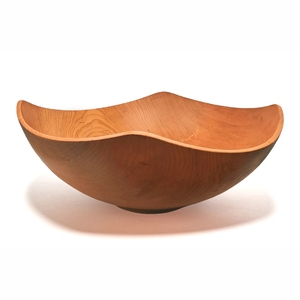 Handmade Mango Wood Serving Bowl with Printed Enamel Inlay Decorative Salad Fruit Bowl Eco-Friendly Kitchen Tableware Wood Bowl - Product Image 5
