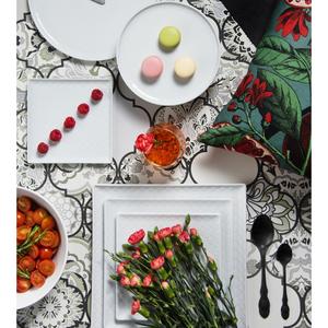 จานเซรามิกสี่เหลี่ยม Excelsa Antalya ขนาด 25.5x1.5 ซม. สีขาว ชุดจานจากโปแลนด์ - Product Image 4