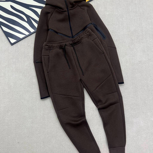 Ensemble de survêtement en polaire pour homme : sweat à capuche oversize élégant et pantalon de jogging coupe décontractée pour l'entraînement sportif - Product Image 6