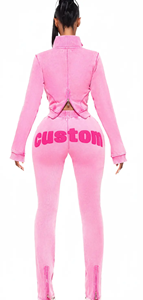 Conjuntos de Moda Primavera 2026, Ropa para Mujer, Top Corto, Conjunto de Dos Piezas, Ropa de Manga Larga, Conjunto de Pantalones de Dos Piezas - Product Image 3