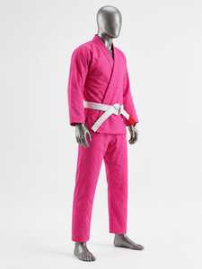 Uniforme de BJJ Rosa Profesional Hecho a Medida, Tela Ligera y Cómoda, Uniforme de BJJ en Venta con Servicio OEM - Product Image 3
