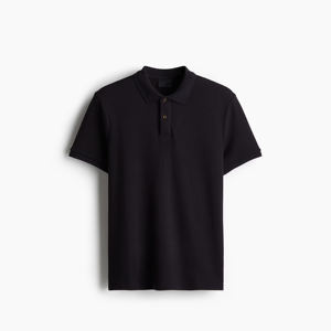 Polo de Corte Ajustado para Hombre, Algodón Suave, Manga Corta, Uso Diario Informal, Ropa de Oficina, Tela Transpirable, Estilo Elegante - Product Image 3