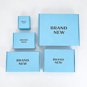 Caja de Regalo de Cartón Corrugado con Logotipo Personalizado, de Alta Calidad, Reciclable y con Relieve, Impresión Personalizada para Cajas de Envío - Product Image 1