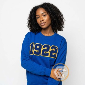 Sweat-shirt décontracté en molleton de coton 500g, personnalisé, de haute qualité, motif Trésors Grecs, pour femme, collection Automne/Hiver, Sigma Gamma Rho, écologique, couleur unie - Product Image 5