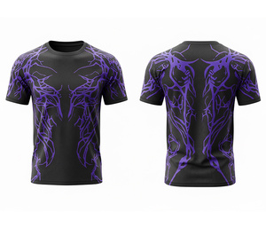 OEM Custom Printed Sublimation T-Shirt Design | <b>Men</b> Women Youth Sizes | Lightweight Quick Dry Training Sportswear Wholesale - Product Image 2