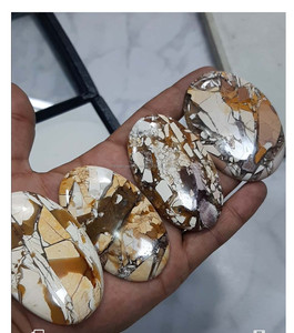 อัญมณีหลวมเรียบอัญมณีคาร์เนเลี่ยนทรงหลังเบี้ยหลายรูปร่างและขนาดสำหรับผู้ชนะเครื่องประดับหิน - Product Image 3