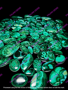Gemas FAIJAN de Alta Calidad, Malaquita Natural, Cabujón de Piedra Preciosa Suelta, Forma Mixta, para Fabricación de Joyería - Product Image 2