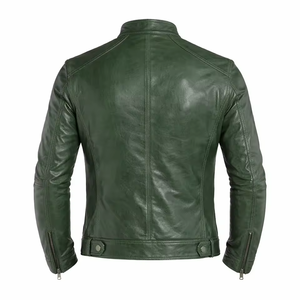 Chaqueta de Cuero para Motociclistas de Alta Calidad, Personalizada, Estilo Clásico, Forro Transpirable, Proveedor de Chaquetas Abrigadas para Exteriores - Product Image 2