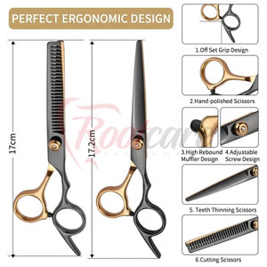 Professional Barber Choice Hair Thinning <b>Scissors</b> Adjustable Screw Hair Thinning <b>Scissors</b> For Styling - Product Image 3