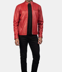 แจ็คเก็ตหนังแท้กันน้ำ คอตั้ง แฟชั่นฤดูใบไม้ร่วง-ฤดูหนาว สำหรับทุกเพศ สวมใส่ได้ทั้งแบบลำลองและเป็นทางการ เหมาะสำหรับกิจกรรมกลางแจ้ง - Product Image 4