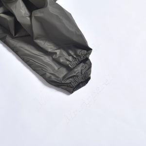 Chaqueta Blusón con Capucha para Hombre, Resistente al Viento, Color Sólido, Cierre de Cremallera, Estilo Casual para Primavera, Corte Regular, Material Fino Recubierto de Poliéster 100% - Product Image 3