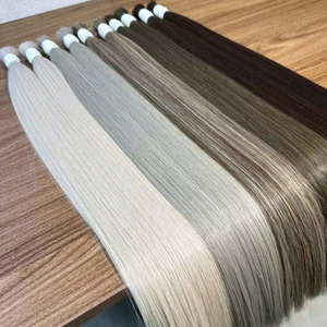 Vente en gros d'extensions de cheveux Remy en vrac de qualité supérieure blond brut #613 #60 cuticule vierge alignée Vietnam humain - Product Image 1