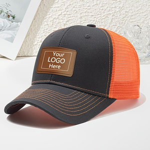 Custom Unisex Baseball Cap Adjustable Solid Color Mesh Front Panel Logo <b>Heat</b>-Transfer Printing Casual Outdoor Breathable - Product Image 2