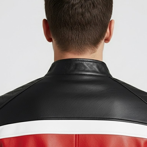 เสื้อแจ็คเก็ตหนังแกะแท้สำหรับผู้ชาย แจ็คเก็ตหนังบุขนคอปก  ไซส์ใหญ่ เสื้อโค้ทผู้ชายสำหรับฤดูหนาว - Product Image 6