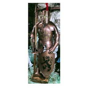 Costume de protection en métal de style armure complète, fabriqué par un fabricant fiable, pour spectacles médiévaux et collection décorative - Product Image 1