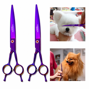 Ciseaux professionnels pour toilettage des animaux, pour couper les poils des animaux, ciseaux de toilettage pour une coupe lisse et facile, professionnels - Product Image 2