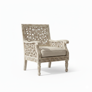 Fauteuil d'appoint moderne avec coussin moelleux et pieds en bois pour salon et chambre à coucher, disponible à la vente en gros - Product Image 4