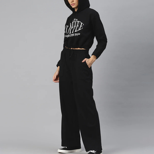 Nuevos Conjuntos Deportivos de Dos Piezas con Capucha para Mujer, Ropa de Calle de Invierno de Alta Calidad, 100% Algodón, Personalizables, Venta al Por Mayor en Pakistán - Product Image 3