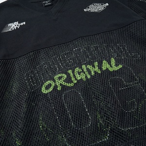 Camiseta de malla extragrande personalizada para hombre |   Camiseta gráfica de estilo urbano en capas |   Fabricante de Ropa Deportiva de Marca Privada OEM - Product Image 3