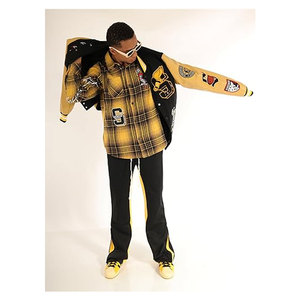 Unisex Varsity Streetwear Urban Stand Front Heavy Fashion <b>Jacket</b> Casual Outerwear Premium <b>Winter</b> <b>Jacket</b> Comfortable Cotton Blend - Product Image 4