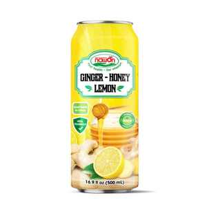 Bebida Refrescante NAWON, Jugo de Jengibre con Miel y Jugo de Limón, Bebida Enlatada de Jugo de Frutas Mixtas, 500 ml, Fabricación Vietnam, HALAL - Product Image 5