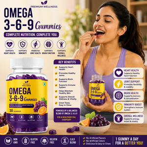 Gummies Premium Oméga 3 6 9 : Complément Avancé d'Acides Gras Essentiels pour la Santé Cardiaque, la Fonction Cognitive et la Nutrition Quotidienne - Product Image 3