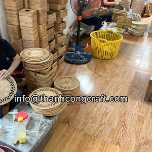 ถาดเสิร์ฟหวายลายมุก ราคาดีที่สุด เป็นมิตรกับสิ่งแวดล้อม ทันสมัย เหมาะสำหรับห้องนั่งเล่น ถาดเครื่องดื่ม คุณภาพสูง รับสั่งซื้อจำนวนมาก - Product Image 5