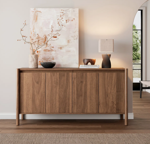 Meubles de bar modernes en bois / Armoire de cuisine en bois de manguier / Ensemble complet de meubles de bar îlot de luxe au design actuel pour appartement et hôtel - Product Image 1