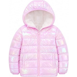 Veste matelassée à capuche unisexe personnalisée pour homme, manteau d'hiver chaud à fermeture éclair, brillant irisé violet clair, décontracté, coupe-vent, faux camouflage - Product Image 2