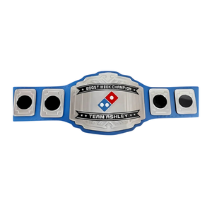 Cinturón de Campeonato Personalizado del Equipo Campeón de la Semana Boost Week Ashley, Cinturón de Título de Lucha Libre de Alta Calidad, Trofeo Deportivo Único - Product Image 1