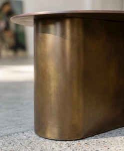 Aluminum Metal Handmade Living Room Furniture Centerpiece Coffee Side <b>Table</b> Original Contemporary <b>Gold</b> Metal Low <b>Table</b> Unique Pc - Product Image 1
